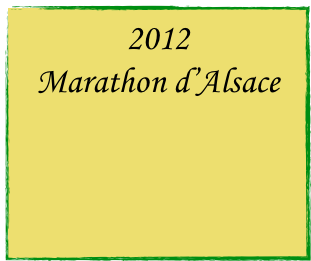 2012
Marathon d’Alsace